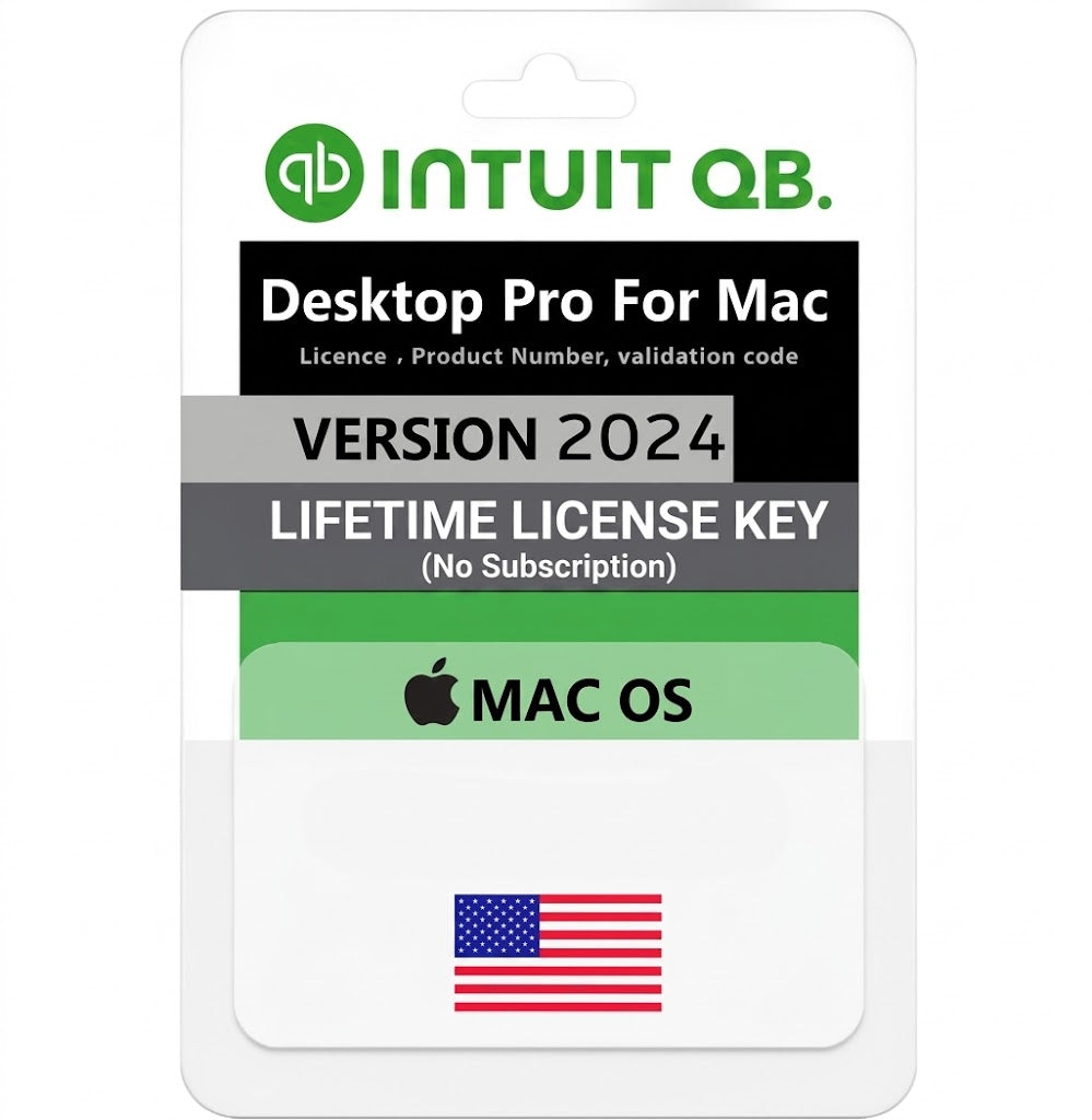 Intuit QB Desktop Pro 2024 Mac OS – Lifetime License Key, Product & Validation Code