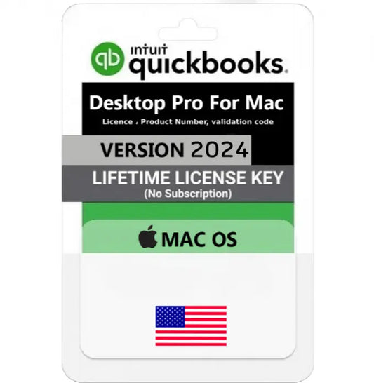 QuickBooks Desktop Pro 2024 for Mac – Lifetime License – No Subscription