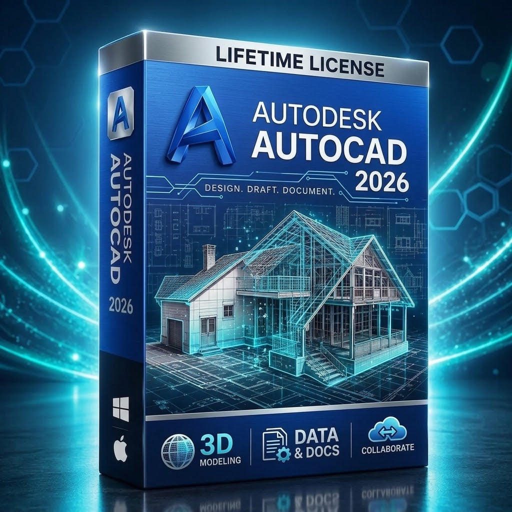 Autodesk AutoCAD 2026 – Ultimate 2D & 3D CAD Design Software